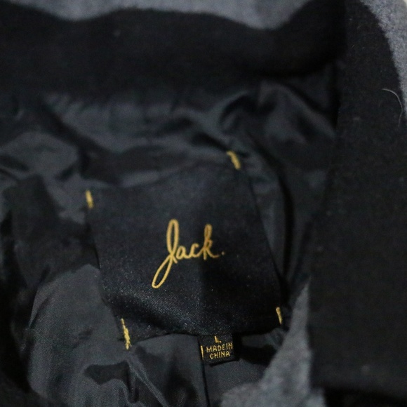 Jack by BB Dakota Wool Jacket Coat Stripes Buttons - Picture 4 of 8